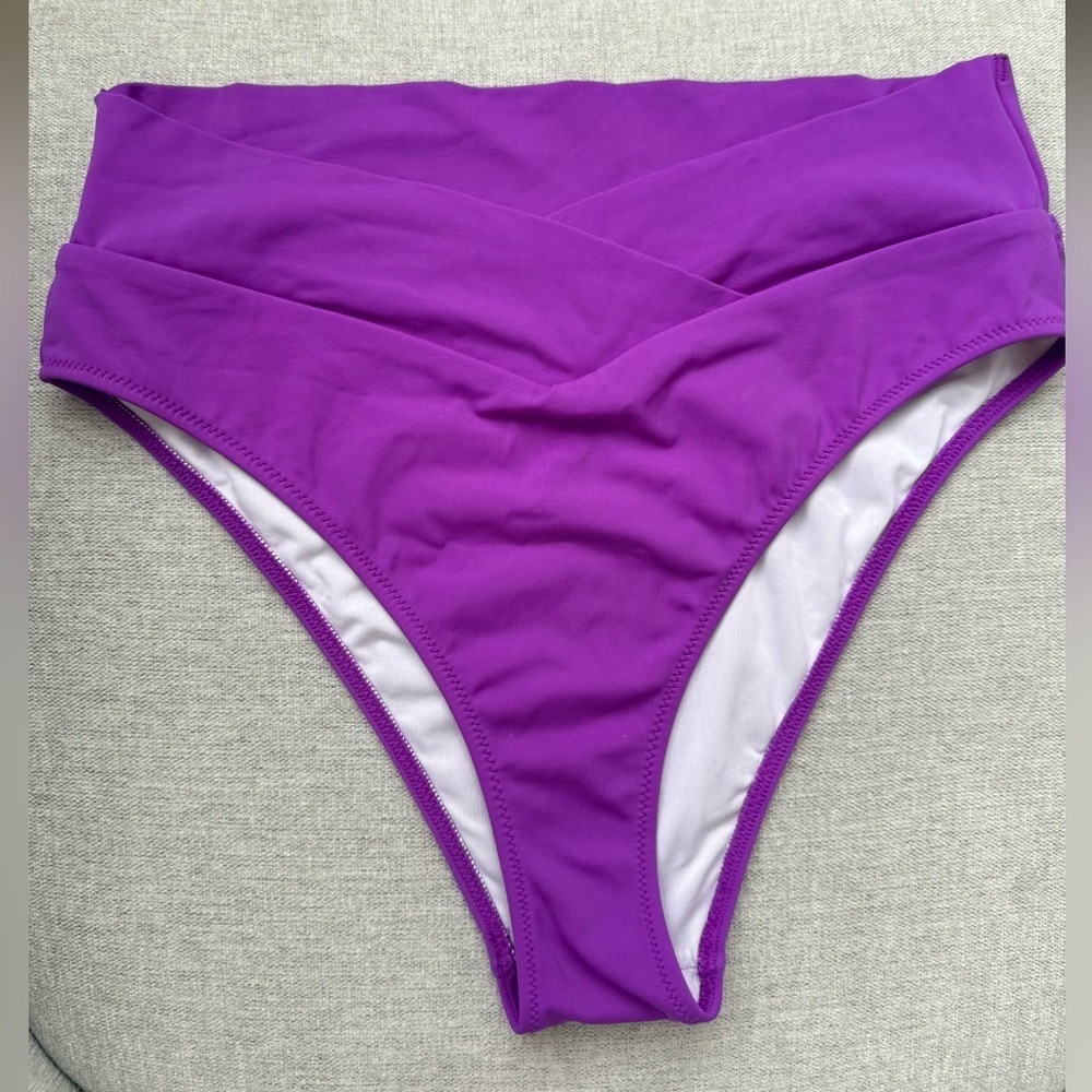VICTORIA’S SECRET PINK HIGH WAIST SWIM BIKINI BOTTOM